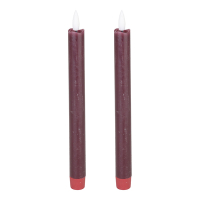 Eglo Led dinerkaars 2,2 x 24,5 cm | Rood | 2 stuks LEG00639
