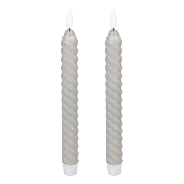 Eglo Led dinerkaars 2,2 x 25 cm | Grijs | 2 stuks LEG00631 - 1