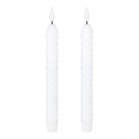 Eglo Led dinerkaars 2,2 x 25 cm | Wit | 2 stuks LEG00629
