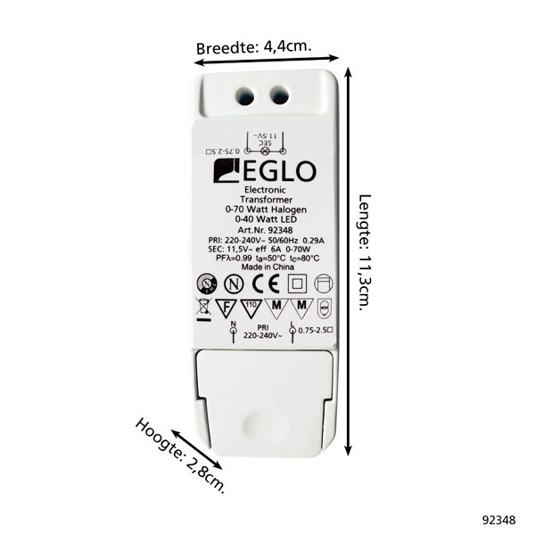 Led driver dimbaar | 0-40W | 11.5V AV | Eglo LEG00727 - 4