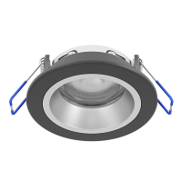 Eglo Led inbouwspot | Rond | 2700-4000-6500K | Ø 68mm | IP44 | Dimbaar | Zwart | 4.8W LEG00601