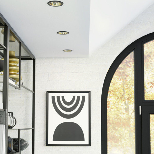 Eglo Led inbouwspot | Rond | 2700-4000-6500K | Ø 68mm | IP44 | Dimbaar | Zwart | 4.8W LEG00601 - 7