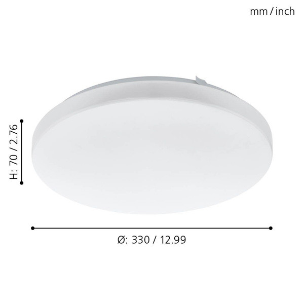 Eglo Plafondlamp | Frania | Ø 33 cm | 3000K | 1600 lumen | IP20 | 14.6W  LEG00350 - 3