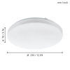 Eglo Plafondlamp | Frania | Ø 33 cm | 3000K | 1600 lumen | IP20 | 14.6W  LEG00350 - 3