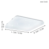 Eglo Plafondlamp | Frania | 33 x 33 cm | 3000K | 1600 lumen | IP20 | 14.6W  LEG00353 - 3