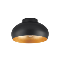 Eglo Plafondlamp E27 | Mogano 2 | Ø 28 cm | IP20 | Zwart/Goud  LEG00102