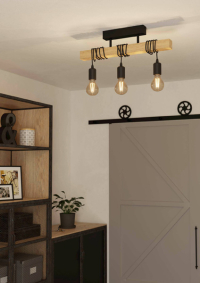 Eglo Plafondlamp E27 | Townshend | Zwart LEG00410