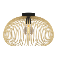 Eglo Plafondlamp E27 | Venezuela | Ø 385 mm | Zwart/Goud LEG00422