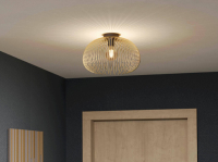 Eglo Plafondlamp E27 | Venezuela | Ø 385 mm | Zwart/Goud LEG00422