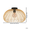 Eglo Plafondlamp E27 | Venezuela | Ø 385 mm | Zwart/Goud LEG00422 - 4