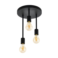 Eglo Plafondlamp E27 | Wilmcote | Ø 280 mm | Zwart  LEG00425