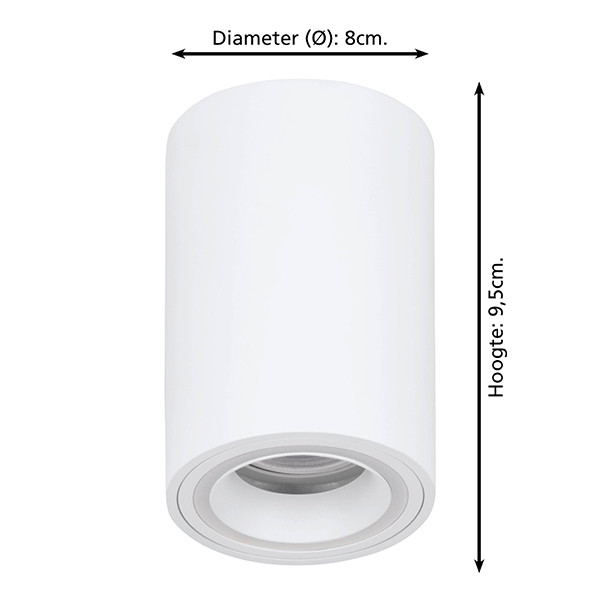 Eglo Slimme Opbouwspot | Ø 80 cm | Rond | RGB + 2700-6500K | Zigbee | 4.9W | Wit LEG00605 - 5