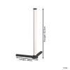 Eglo Slimme Tafellamp | RGBIC | 3000K | 42.5 cm | Zwart  LEG00396 - 3
