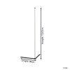 Eglo Slimme Vloerlamp | RGBIC | 3000K | 122.5 cm | Zwart  LEG00397 - 3