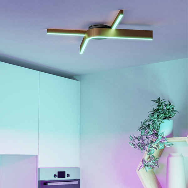 Eglo Slimme plafondlamp | Folcino-Z | Rond | RGB + 2700-6500K | Zigbee | 18W LEG00538 - 4