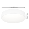 Eglo Slimme plafondlamp | Gallizzi-Z | Ø 39 cm | Rond | RGB + 2700-6500K | Zigbee | 15W | Wit LEG00553 - 6