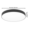 Eglo Slimme plafondlamp | Gallizzi-Z | Ø 69 cm | Rond | RGB + 2700-6500K | Zigbee | 36.5W | Zwart LEG00592 - 5