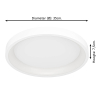 Eglo Slimme plafondlamp | Loretello-Z | Ø 35 cm | Rond | RGB + 2700-6500K | Zigbee | 19.6W | Wit LEG00557 - 5