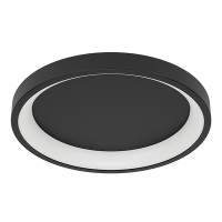 Eglo Slimme plafondlamp | Loretello-Z | Ø 35 cm | Rond | RGB + 2700-6500K | Zigbee | 19.6W | Zwart LEG00555