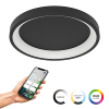 Eglo Slimme plafondlamp | Loretello-Z | Ø 35 cm | Rond | RGB + 2700-6500K | Zigbee | 19.6W | Zwart LEG00555 - 2