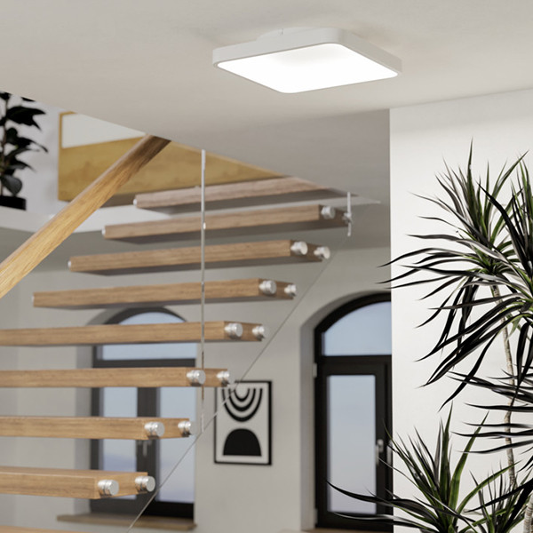 Eglo Slimme plafondlamp | Loretello-Z | Vierkant | RGB + 2700-6500K | Zigbee | 20W | Wit LEG00558 - 3