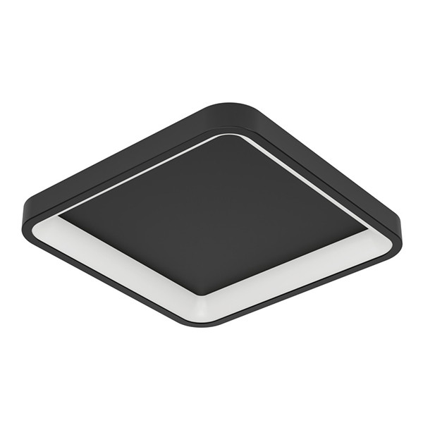 Eglo Slimme plafondlamp | Loretello-Z | Vierkant | RGB + 2700-6500K | Zigbee | 20W | Zwart LEG00556 - 1