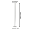 Eglo Slimme vloerlamp 150 cm | Bolognano-Z | RGB + 2700-6500K | Grijs | Zigbee | 5.2W LEG00534 - 7