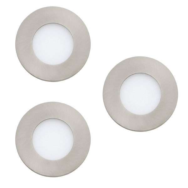 Eglo Smart Downlight | Fueva -Z | Ø 8.6 cm | 2700-6500K | 2.8W | Nikkel | 3 stuks  LEG00081 - 1