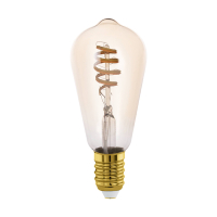 Eglo Smart LED lamp E27 | Edison ST64 | Filament | Amber | Zigbee | 2200-6500K | 4.9W (33W)  LEG00051
