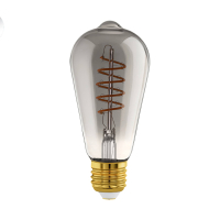 Eglo Smart LED lamp E27 | Edison ST64 | Filament | Smokey | Zigbee | 2000K | 4W (16W)  LEG00035