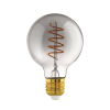 Eglo Smart LED lamp E27 | Globe G80 | Filament | Smokey | Zigbee | 2000K | 4W (16W)  LEG00036 - 1