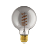 Eglo Smart LED lamp E27 | Globe G95 | Filament | Smokey | Zigbee | 2000K | 4W (16W)  LEG00037 - 1