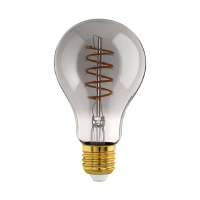 Eglo Smart LED lamp E27 | Peer A60 | Filament | Smokey | Zigbee | 2000K | 4W (16W)  LEG00034