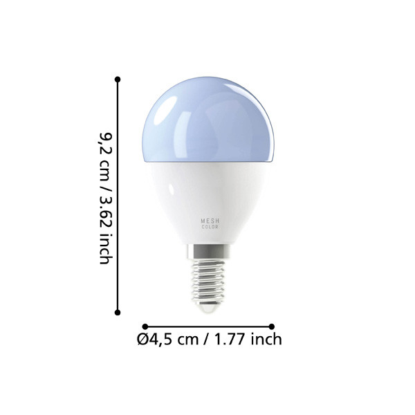 Eglo Smart lamp E14 | Kogel P45 | Mat | RGB + 2700-6500K | Zigbee | 4.9W LEG00659 - 7