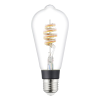 Eglo Smart lamp E27 | Edison ST64 | Helder | RGB + 3000K | Zigbee | 7.5W LEG00669