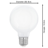 Eglo Smart lamp E27 | Globe G80 | Mat | RGB + 3000K | Zigbee | 7W LEG00585 - 2