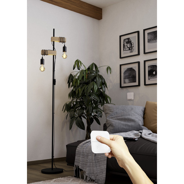 Eglo Smart lamp E27 | Peer A60 | Amber | 2200-6500K | Zigbee | 7W | 2 stuks + slimme schakelaar LEG00699 - 3