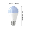 Eglo Smart lamp E27 | Peer A60 | Mat | RGB + 2700-6500K | Zigbee | 11W | 2 stuks + slimme schakelaar LEG00697 - 8