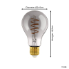Eglo Smart lamp E27 | Peer A60 | Smokey | 2000K | Zigbee | 4W LEG00034 - 6