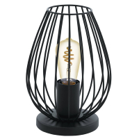 Eglo Tafellamp E27 | Newtown | Ø 160 mm | Zwart  LEG00381