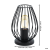 Eglo Tafellamp E27 | Newtown | Ø 160 mm | Zwart  LEG00381 - 3