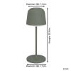 Eglo Tafellamp buiten | Mannera-S | 2800-3000-4000K | Groen LEG00821 - 5