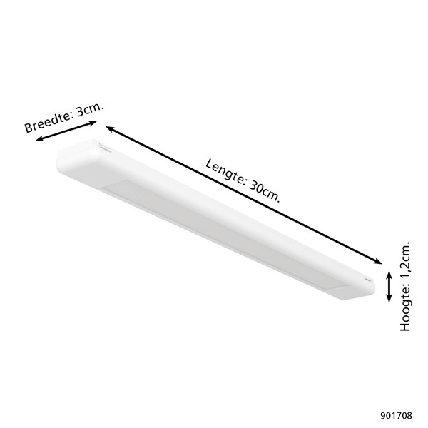Eglo Track Plus Plafondlamp | 2700-6500K | 970 lumen | 6.6W | Wit  LEG00457 - 2