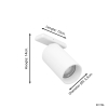 Eglo Track Plus Slim railspot | 2700-6500K | 980 lumen | 6.6W | Wit  LEG00455 - 2