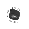 Eglo Track Plus Wide railspot | 2700-6500K | 980 lumen | 6.6W | Zwart  LEG00451 - 3