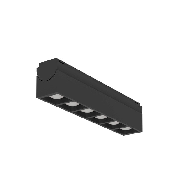 Eglo Track Plus railverlichting | 6 spots | 2700-6500K | 1000 lumen | 6.6W | Zwart  LEG00453 - 1