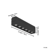 Eglo Track Plus railverlichting | 6 spots | 2700-6500K | 1000 lumen | 6.6W | Zwart  LEG00453 - 2