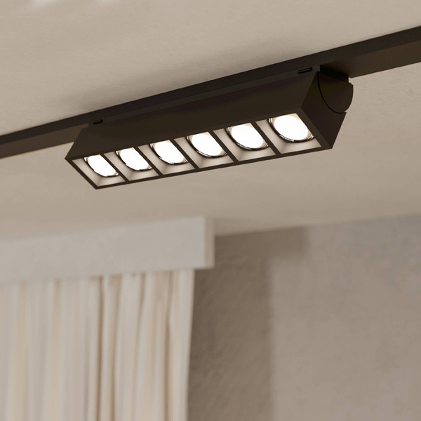 Eglo Track Plus railverlichting | 6 spots | 2700-6500K | 1000 lumen | 6.6W | Zwart  LEG00453 - 4