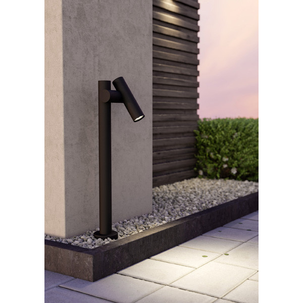 Eglo Tuinlantaarn | Fossignano | 3000K | 70 cm | Zwart | IP44 | 4.5W LEG00739 - 1