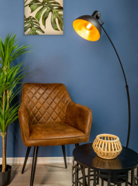 Eglo Vloerlamp E27 | Jaafra | Zwart/Goud LEG00360